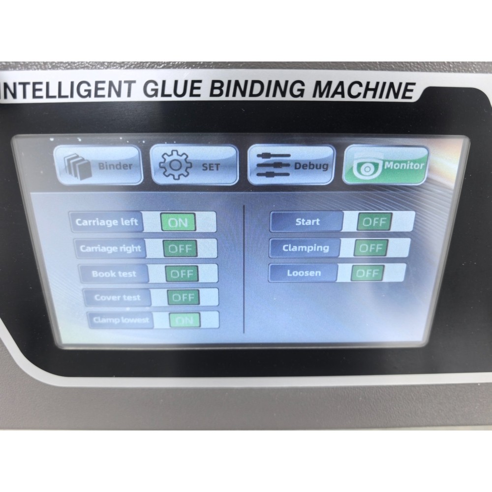 A4 Automatic Perfect Binding Machine 220V 1.9KW Side Glue Installation Machine F