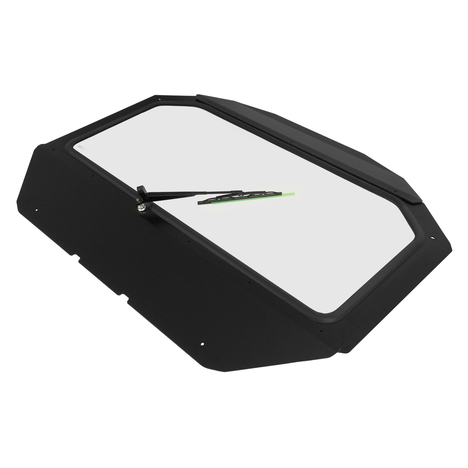 Glass Front Windshield w/ Wiper for Can-Am Maverick X3 DS Turbo 2017+ 18 19 ATV