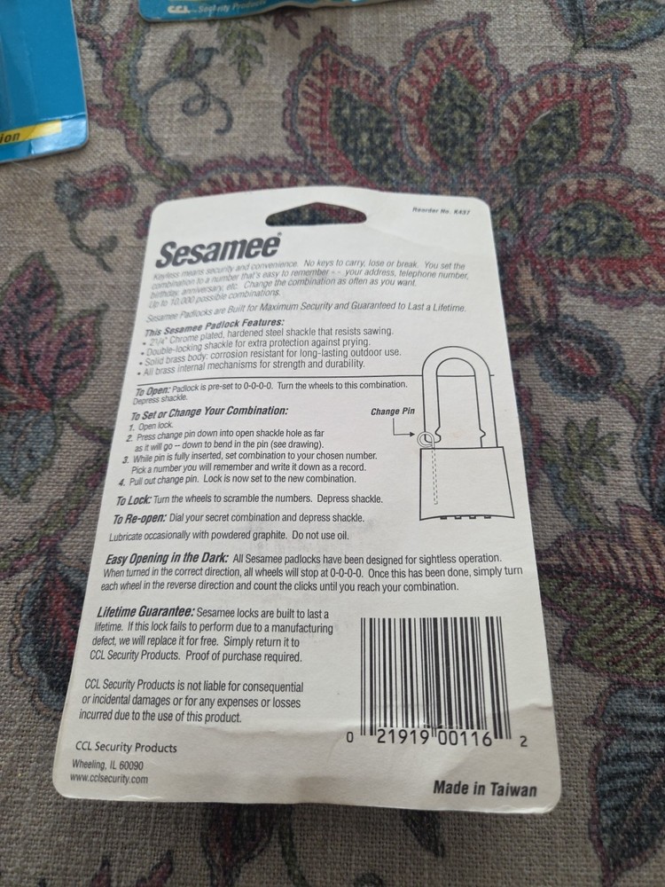 Sesame Keyless Padlock