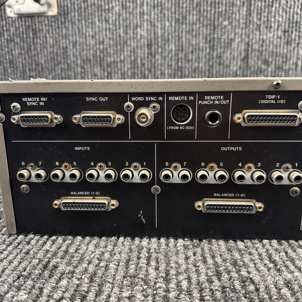 Tascam DA-38 Digital Multitrack Recorder Powers On Untested Further