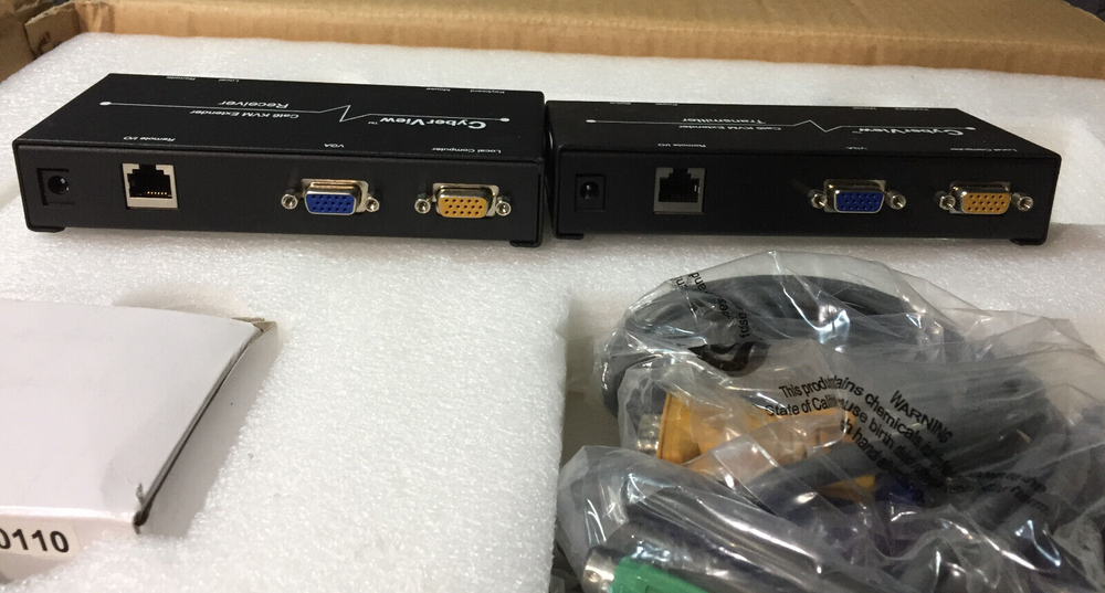 Cyberview Cat6 KVM Extender XTD-USB-1000