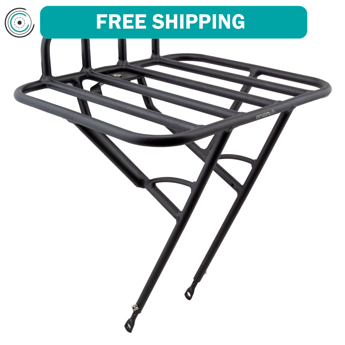 Origin8 Rush Messenger Front Flat Rack Front Axle Mt. 26in/27.5in/29in/700c Blk