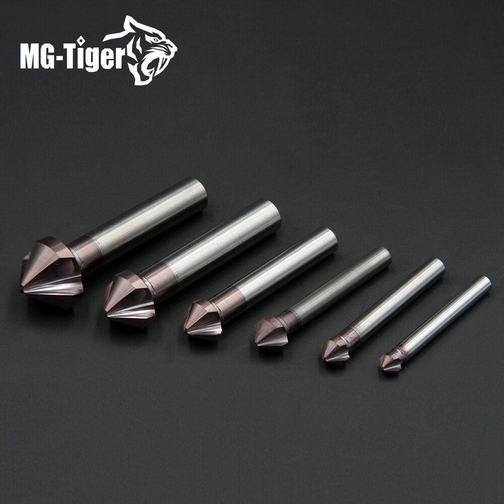 Solid Carbide DIN335C Countersink 6PCS