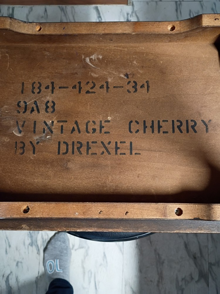 Vintage Cherry Side Table by Drexel