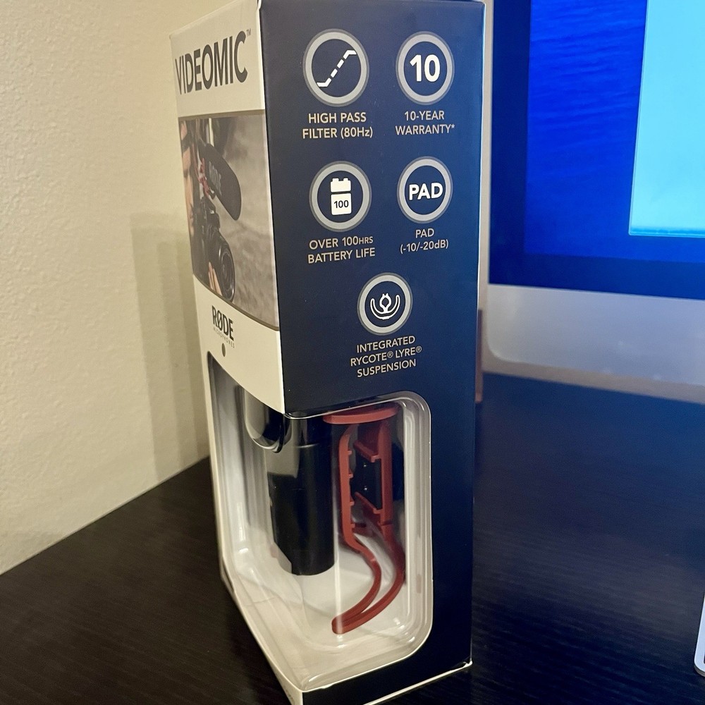 Rode VideoMic Camera-Mount Shotgun Microphone with Rycote