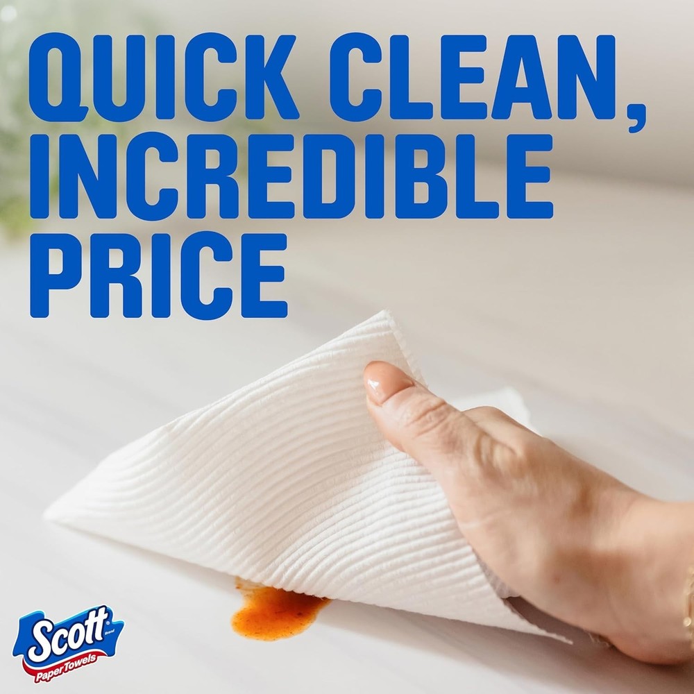 Scott Paper Towels, Choose-A-Sheet,(108 Sheets per Roll)