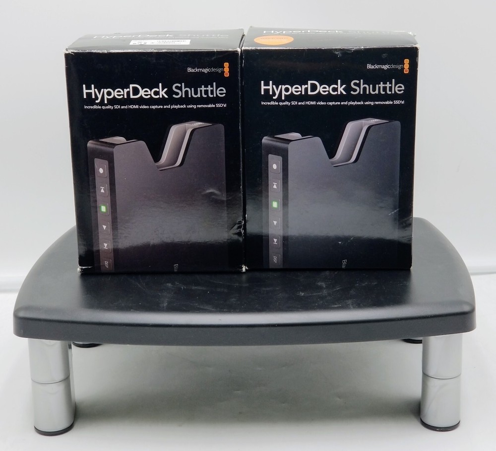 LOT OF (2) Blackmagic Design HyperDeck Shuttle 2 - Model HYPERD/PT2