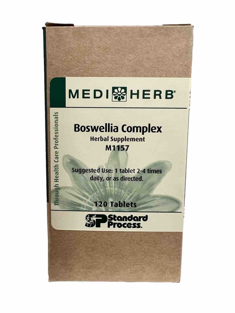 Standard Process Mediherb Boswellia Complex - 120 Tablets - Exp 04/2026