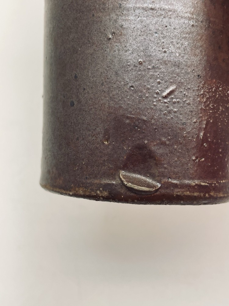 Vintage Blacking Bottle 6” H, 3” W