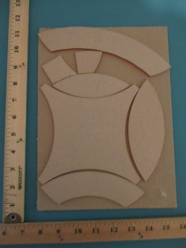 Miniature Double Wedding Ring Template Incomplete Set Includes Instructions