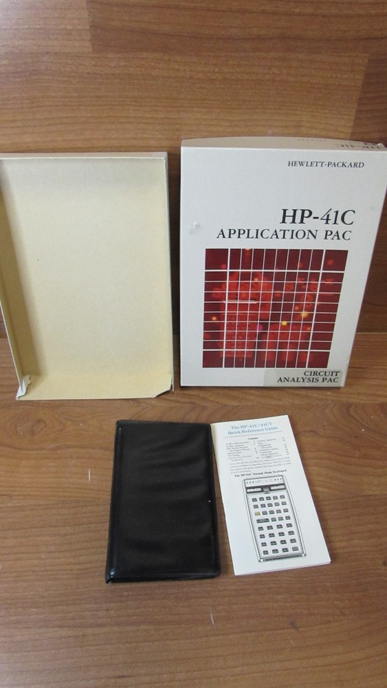 Vintage HP-41C Application PAC Circuit Analysis PAC Box only No modules