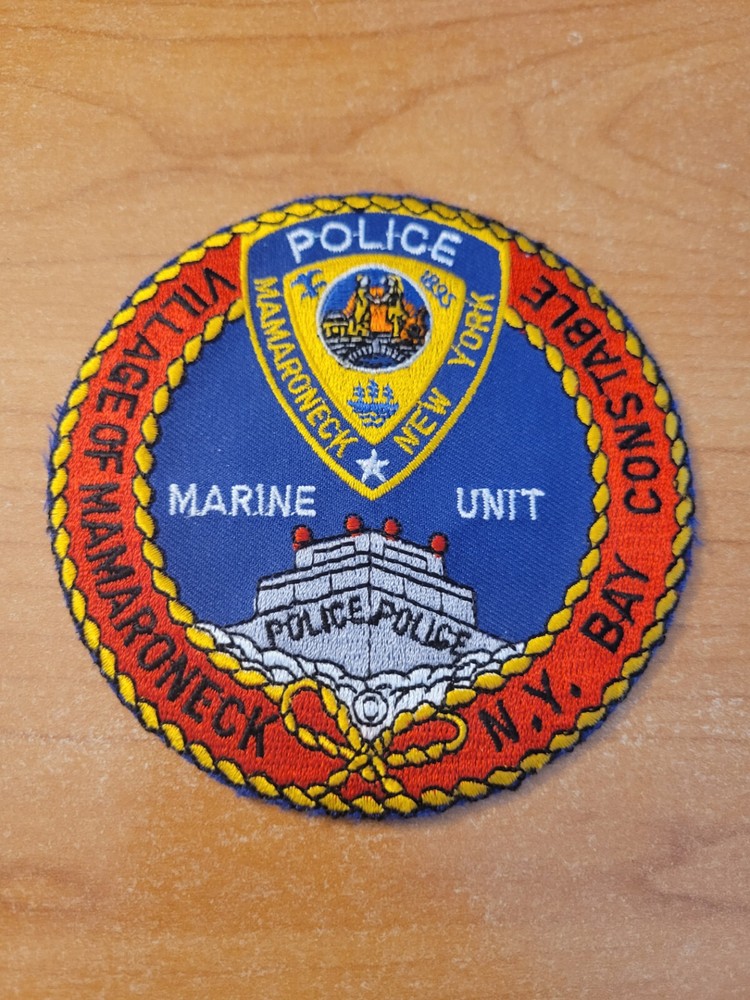 Mamaroneck NY Bay Constable Marine Unit Patch