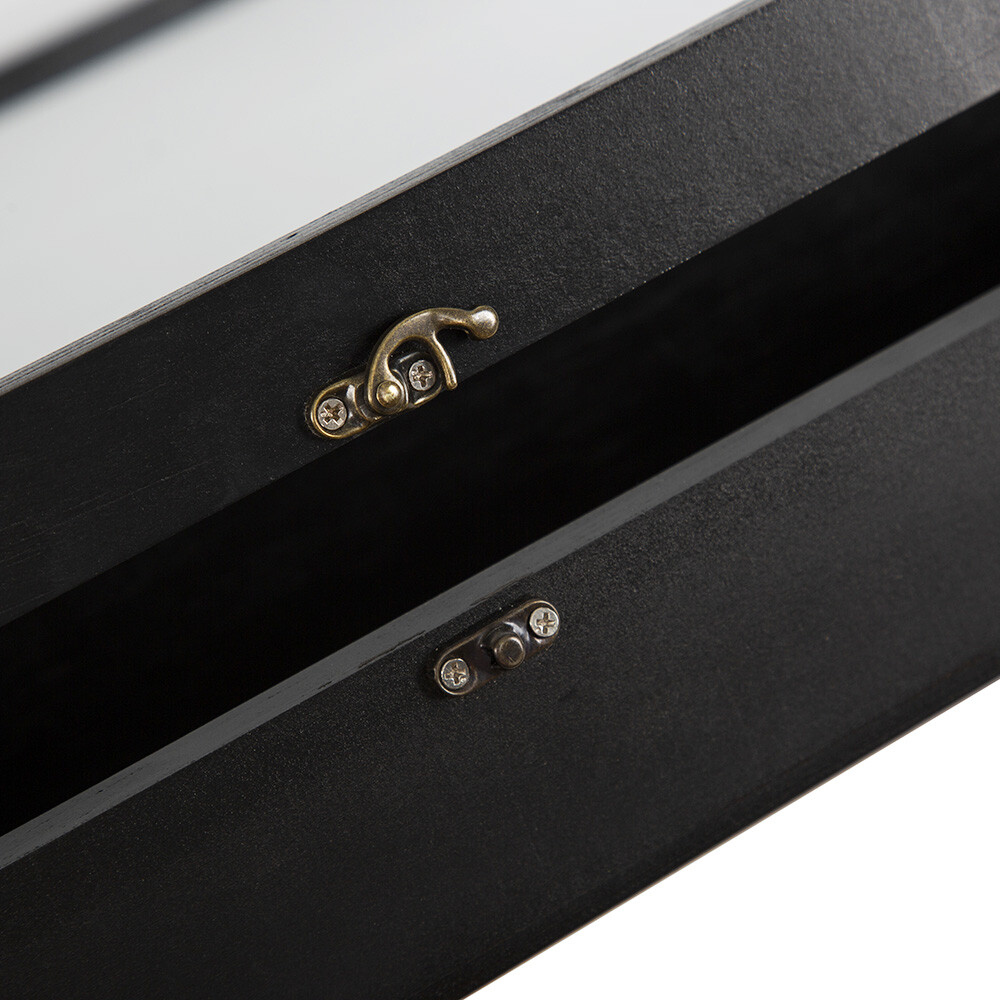 Sports Card Display Case 36 Graded Cards Baseball Wooden Frame UV Protection