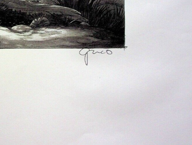 Pixie Hollow Games 2011 SIGNED Dennis Greco Production Background Layout Copy