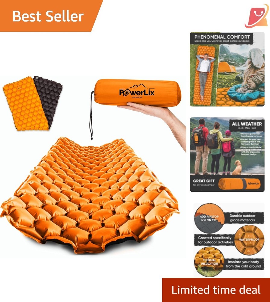 Ultralight Inflatable Camping Sleeping Pad Waterproof Compact for Backpacking