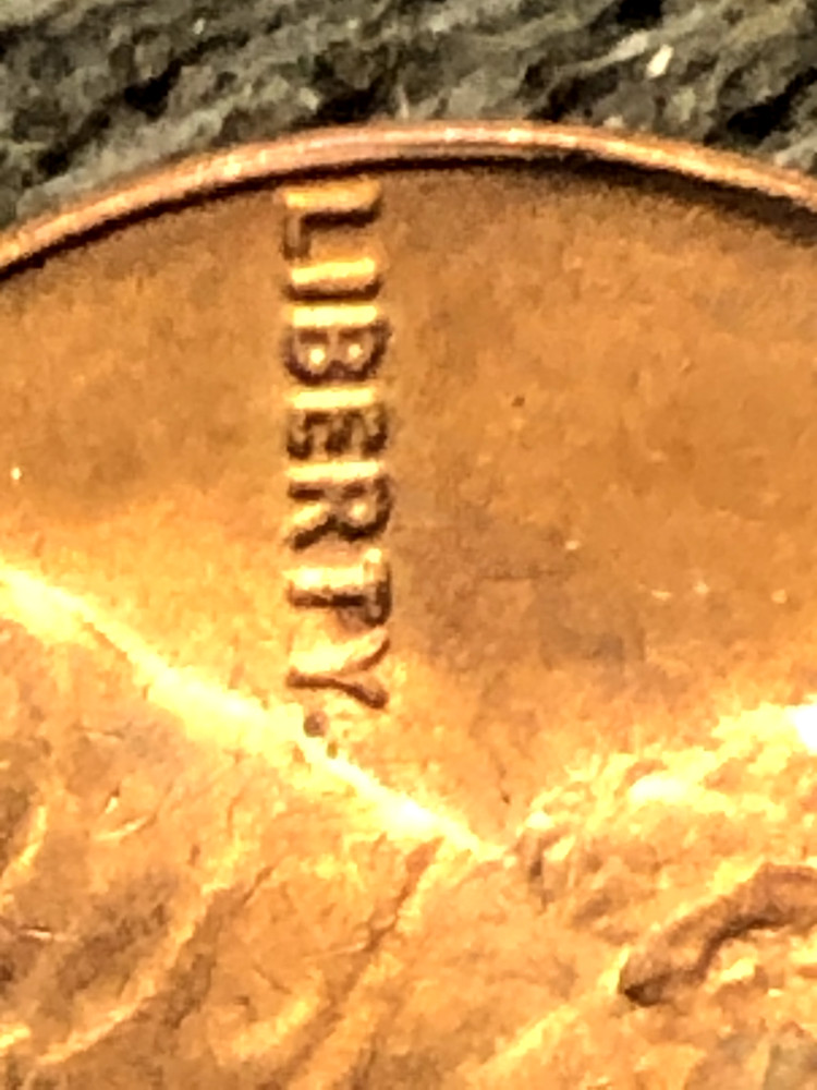 1982 NMM LINCOLN 1c errors: LTRS TOUCHINGRIM R/SIDE CLOSE AM AU