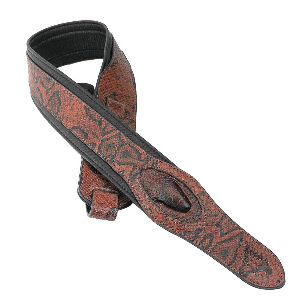 Walker & Williams SF-01 Copper Brown Snake Pattern Strap with Snakehead 