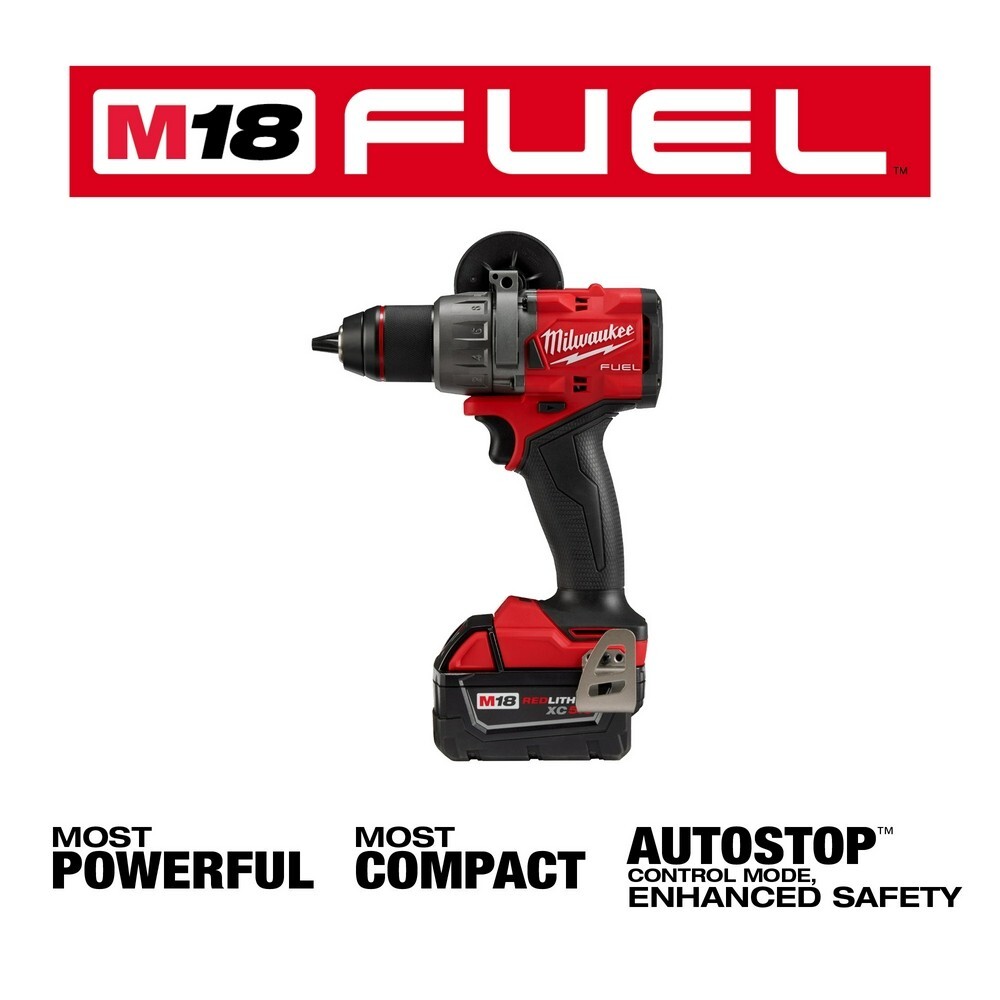 Milwaukee 2904-22 M18 FUEL 1/2" Hammer Drill/Driver Kit