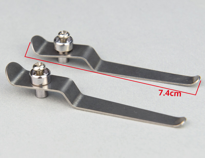 A Pair Biological Stereo Microscope Working Stage Specimen Presser Slice Clips