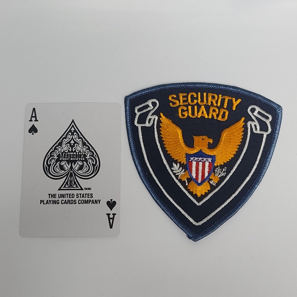 Security Guard Crest Eagle with USA Crest Security Officer Patch