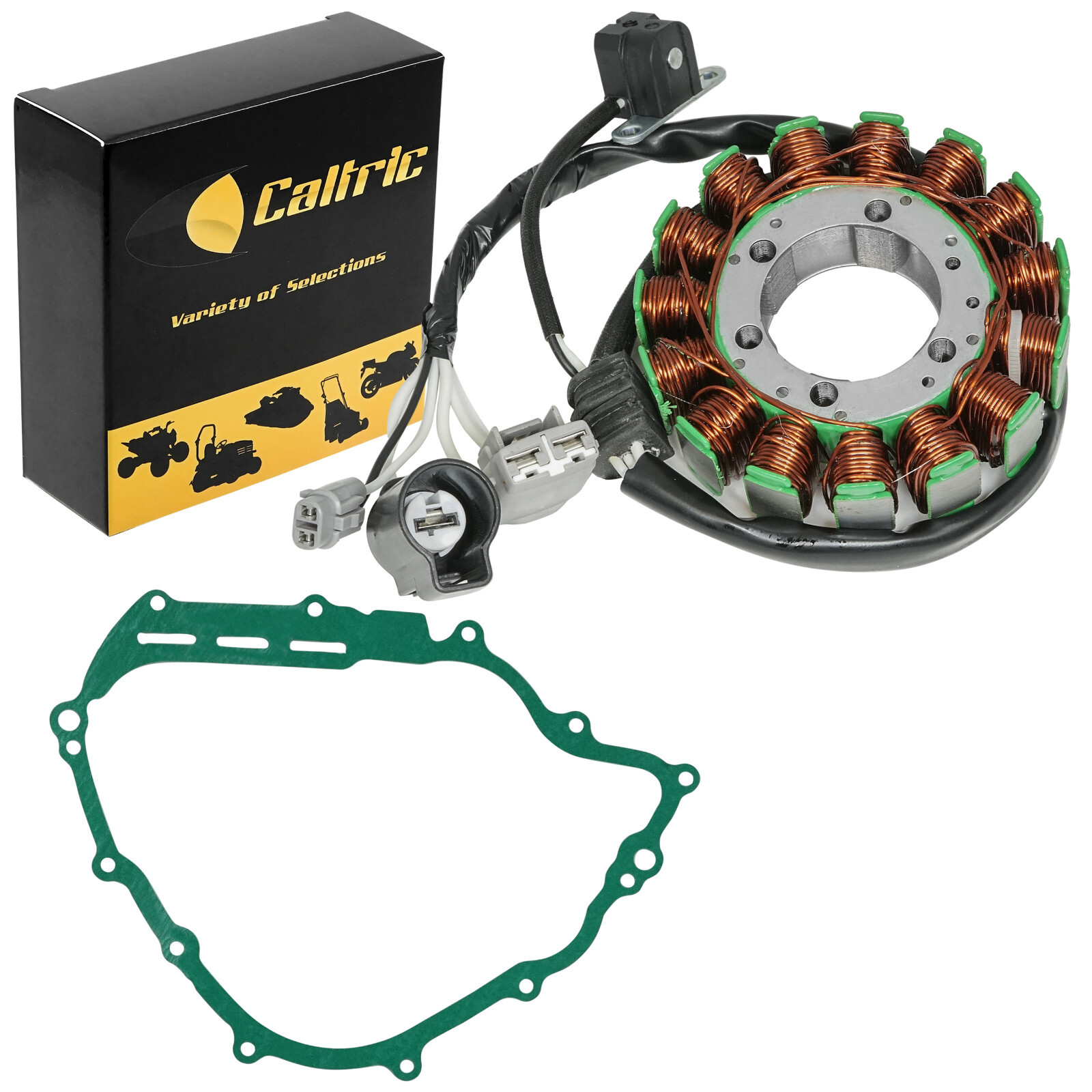 Stator & Gasket for Yamaha Rhino 700 YXR700F 4X4 Fi Special Edition 2008 2009