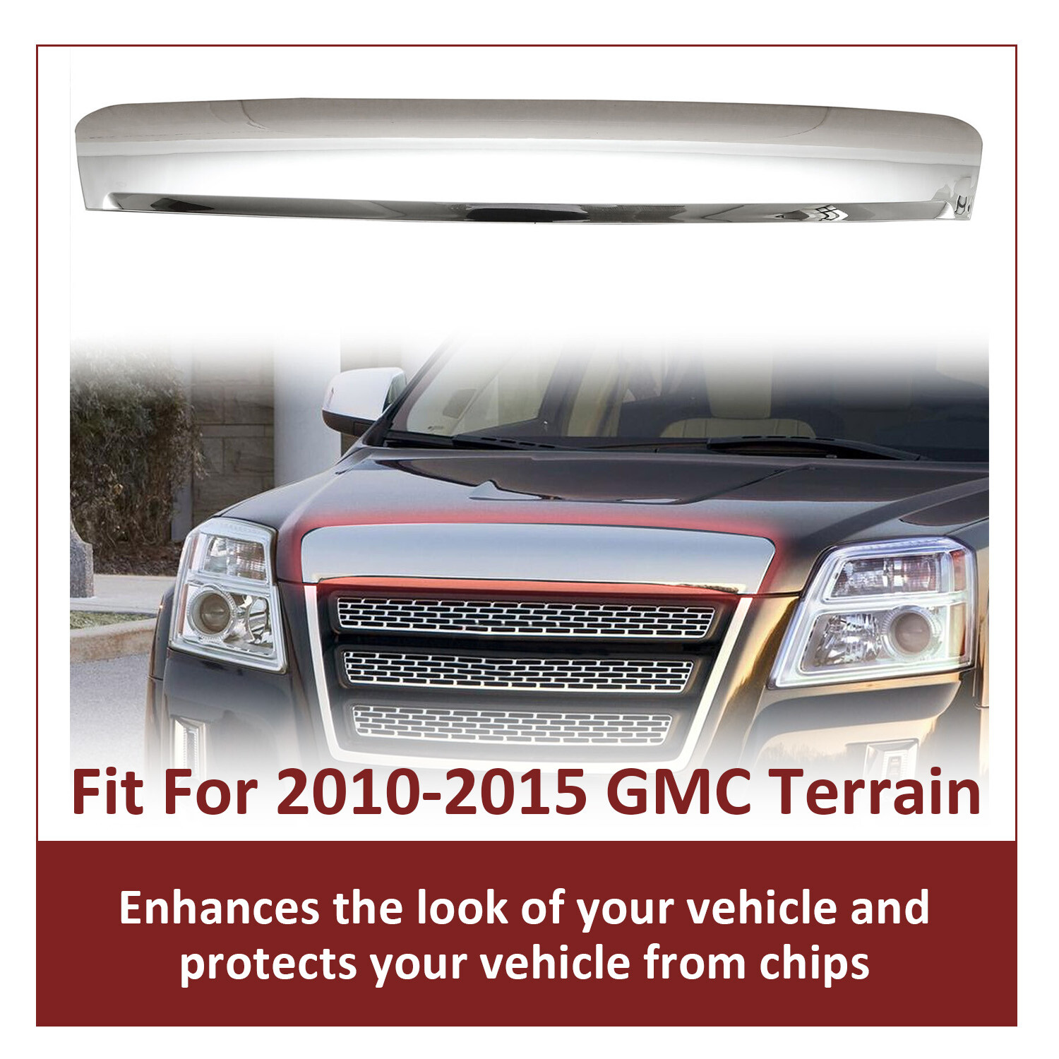 Hood Molding Trim Moulding Chrome For GMC Terrain 2010-2015 GM1235118 22969925