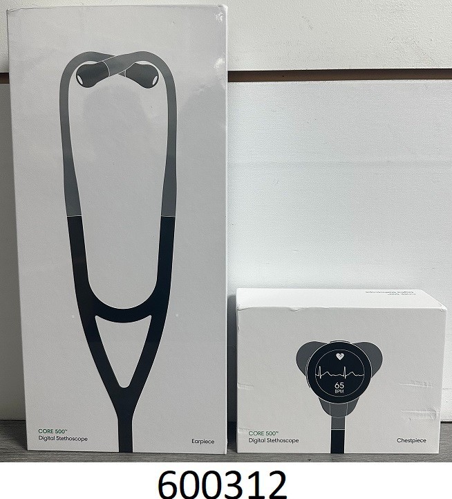 FIGS Eko CORE 500 Digital Stethoscope Earpiece & Chestpiece - Ruby
