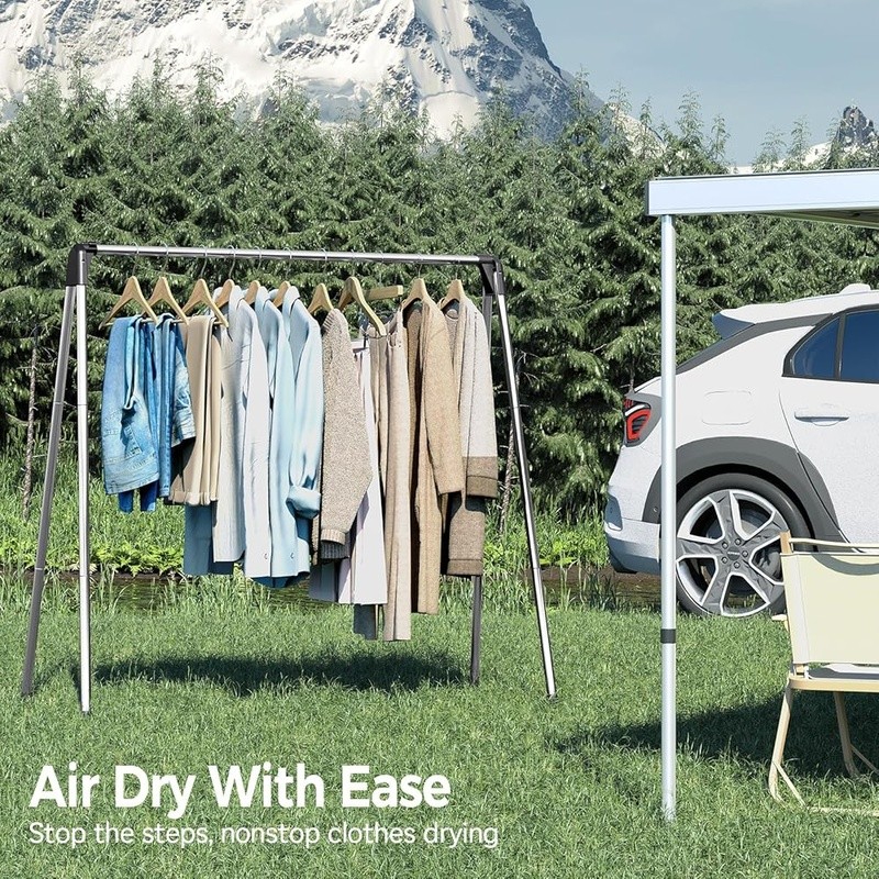 Foldable Drying Rack Portable Laundry Space Saving Rust Resistant 33lbs Capacity