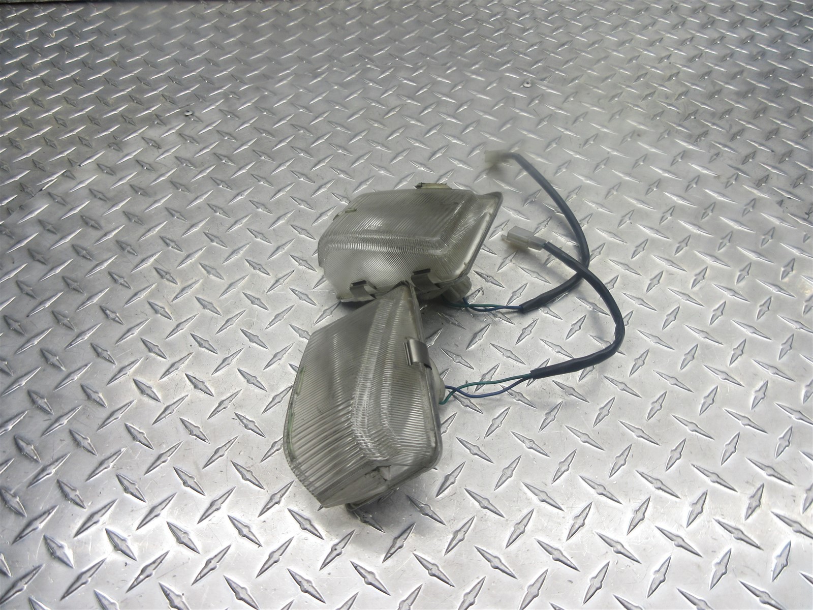 1989 88-90 Honda GL1500 Goldwing Front Lower Fog Left Right Light Lamp Pair