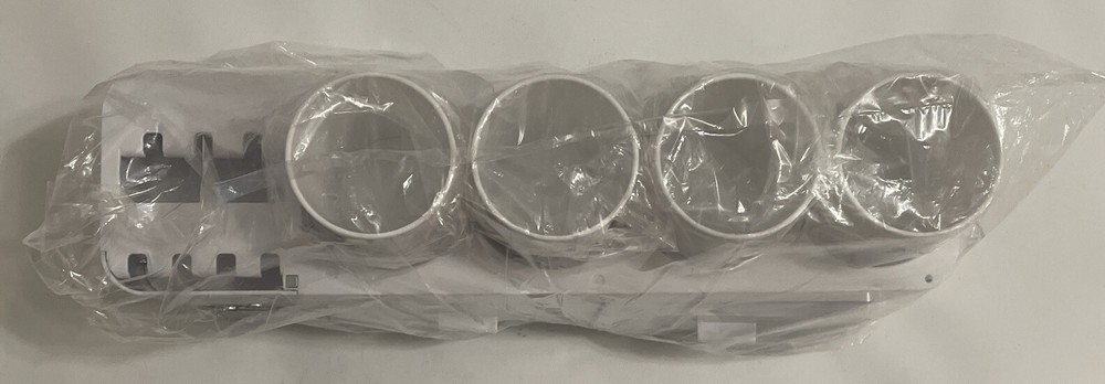 Toothbrush Rack Wash Suite, 4 Cups