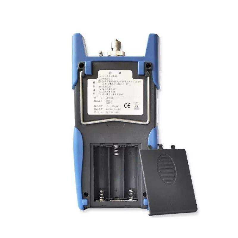 Handheld Optical Fiber Tester Power Adjustable Light Source with -5