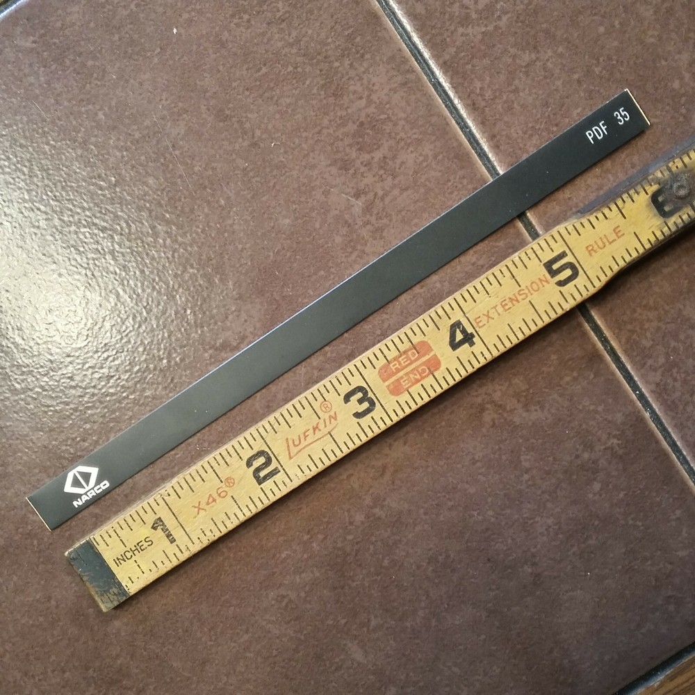 Narco PDF 35 Faceplate Placard