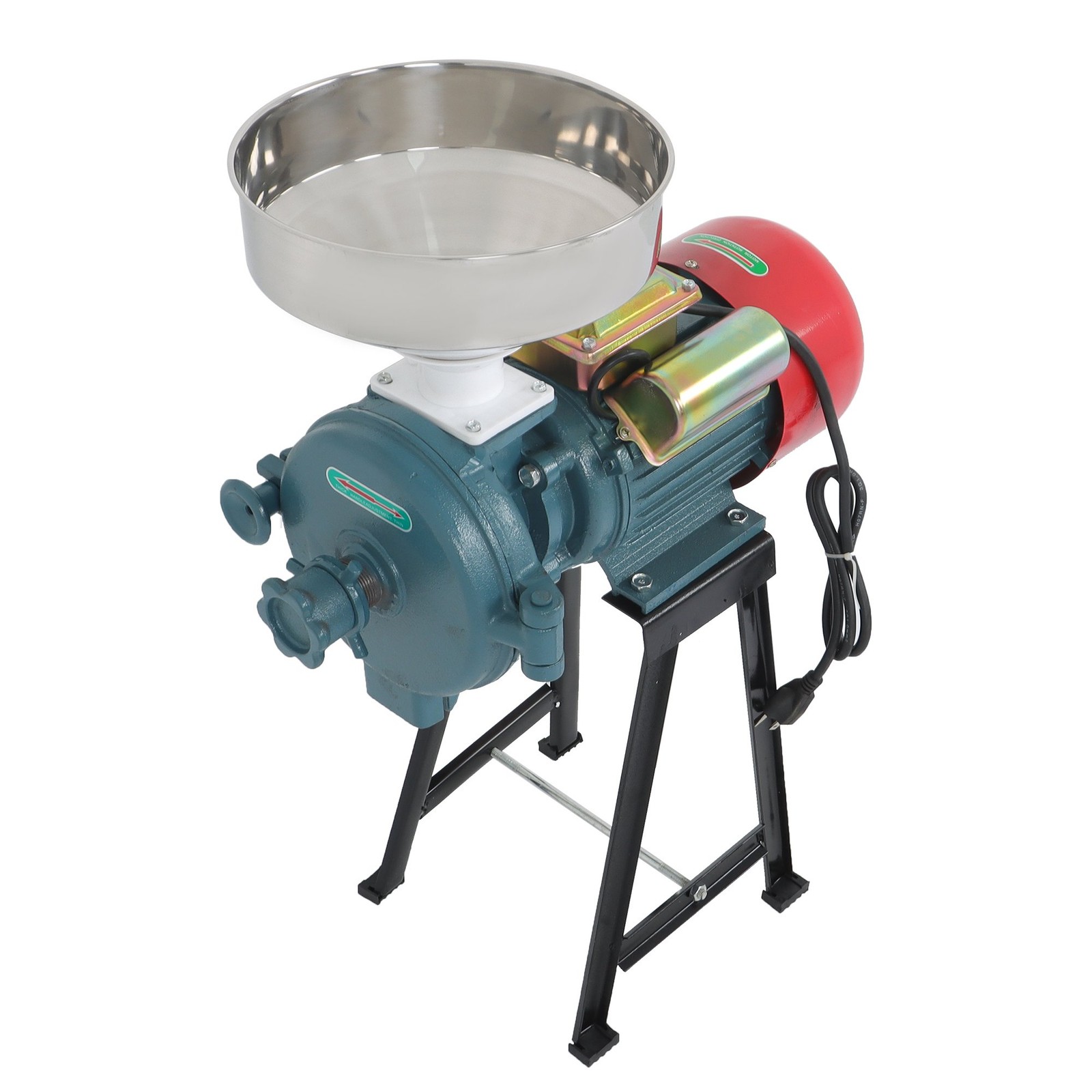 110V Grain Mill Electric Grinder Grain Mill 3000W Fit For Corn Wheat Feed Flour