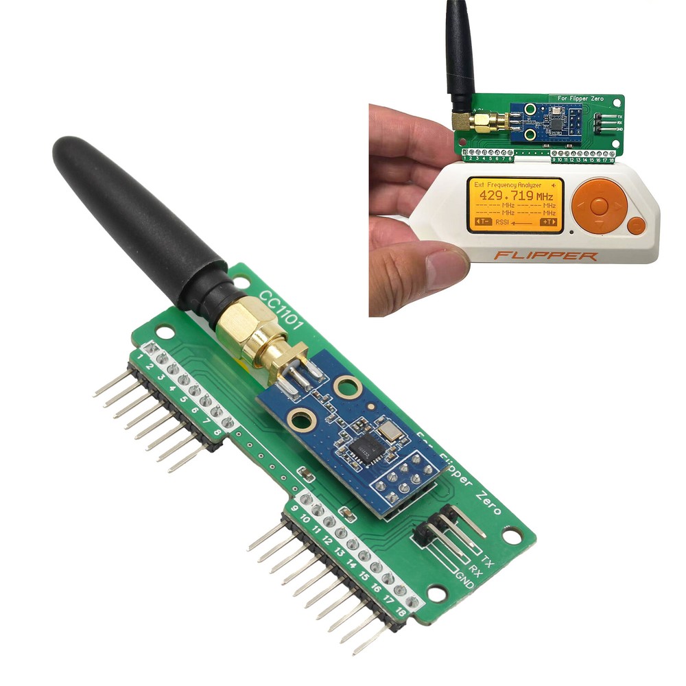 433MHZ for Flipper CC1101 SubGhz External SubGhz Module Frequency Analyzer