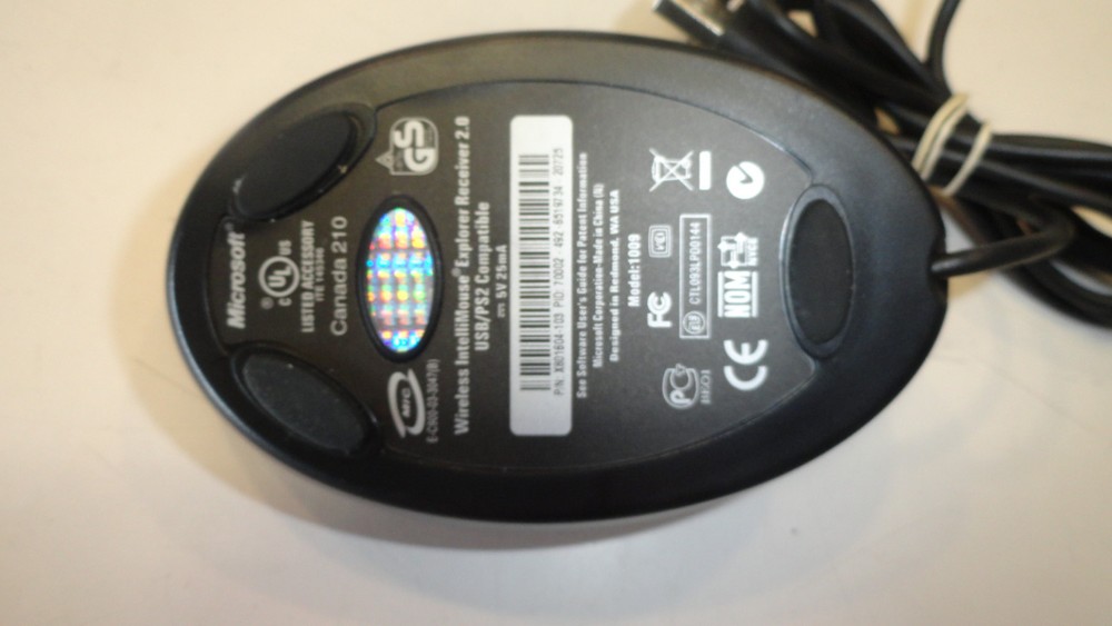 BB3: Microsoft Wireless Intellimouse Explorer Mouse Receiver v2.0 Model 1009