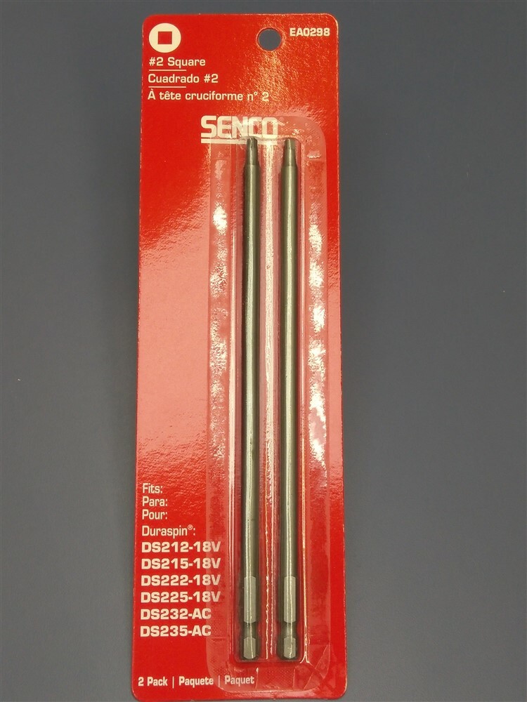 Senco EA0298 2pk Square Head DuraSpin Drive Bits