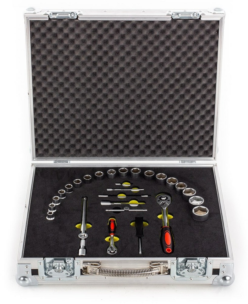 Socket Set Toolbox Flight Case With Custom Foam Insert - INCLUDES SOCKET SET
