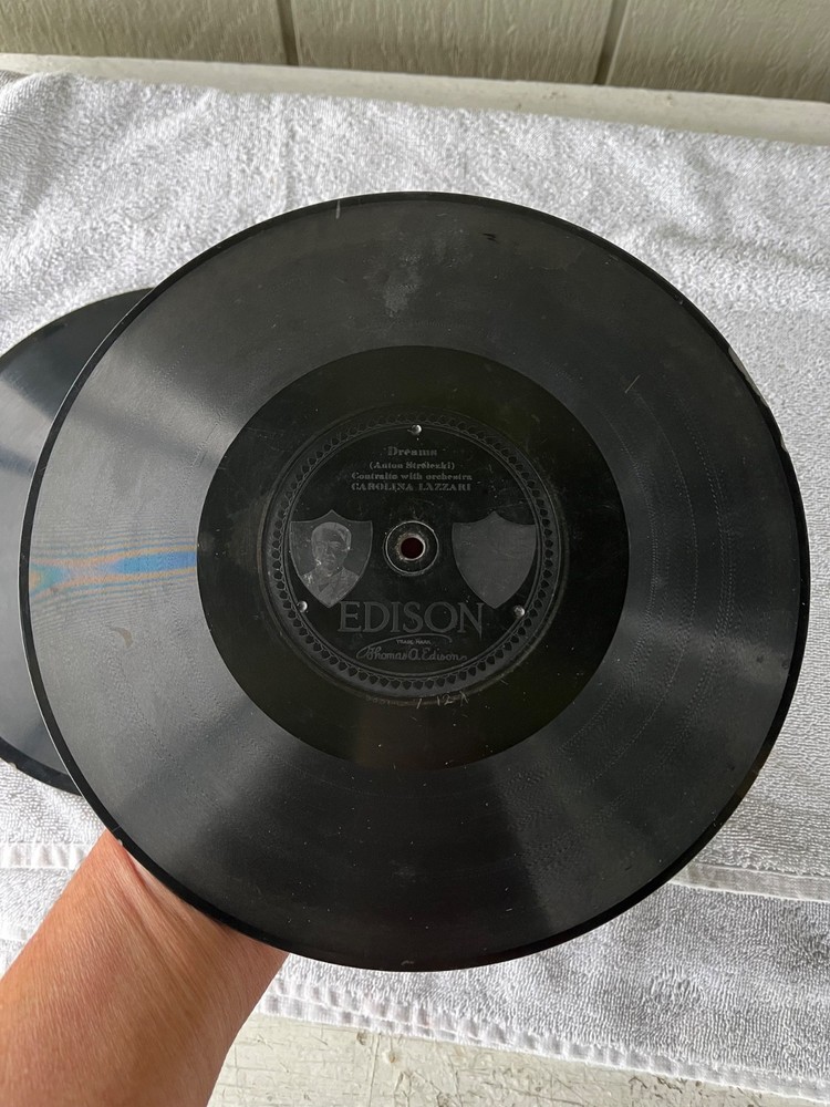 Edison Diamond Disc Records Pair