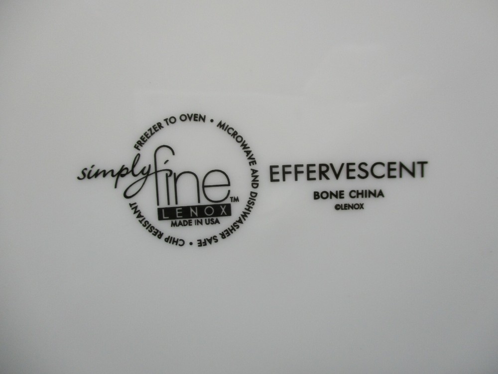 LENOX EFFERVESCENT DINNER PLATE - 11" -0703G