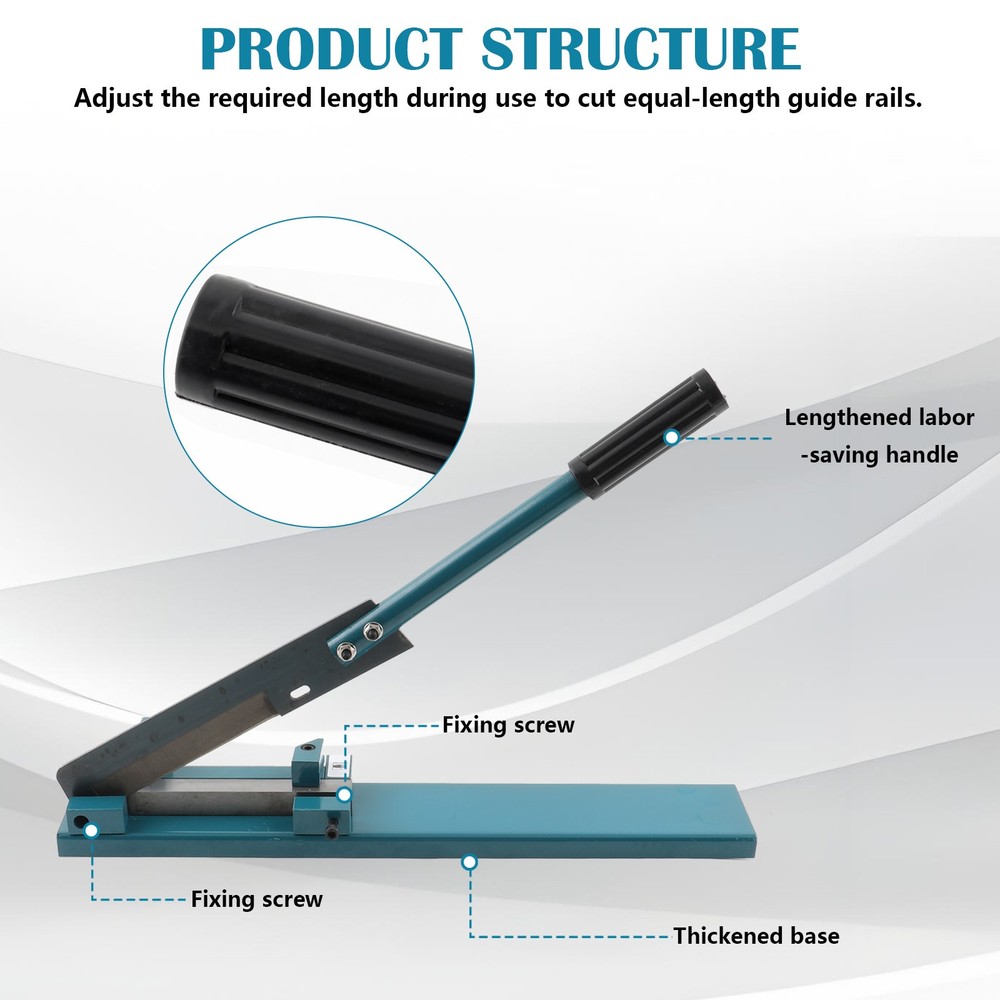 PVC Trunking Cutter Manual Plastic Wire Duct Cutting Machine Angle Adjustable