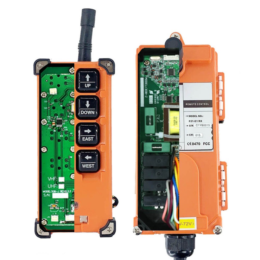Transmitter Receiver Hoist Crane Radio Industrial Wireless Remote Control Switch