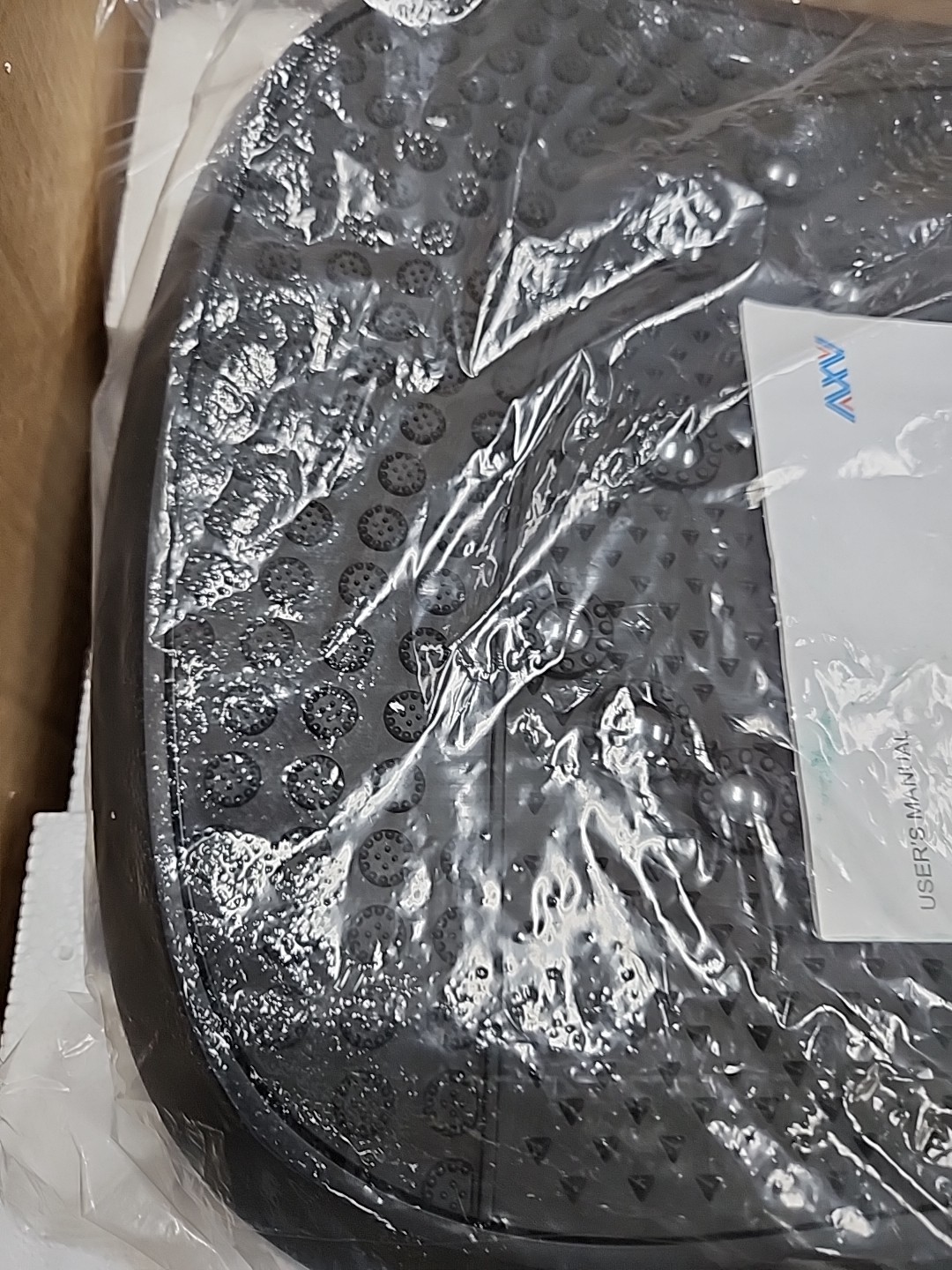 NEW AXV Vibration Plate Fitness Platform Excecise Machine Workout Slim Black...