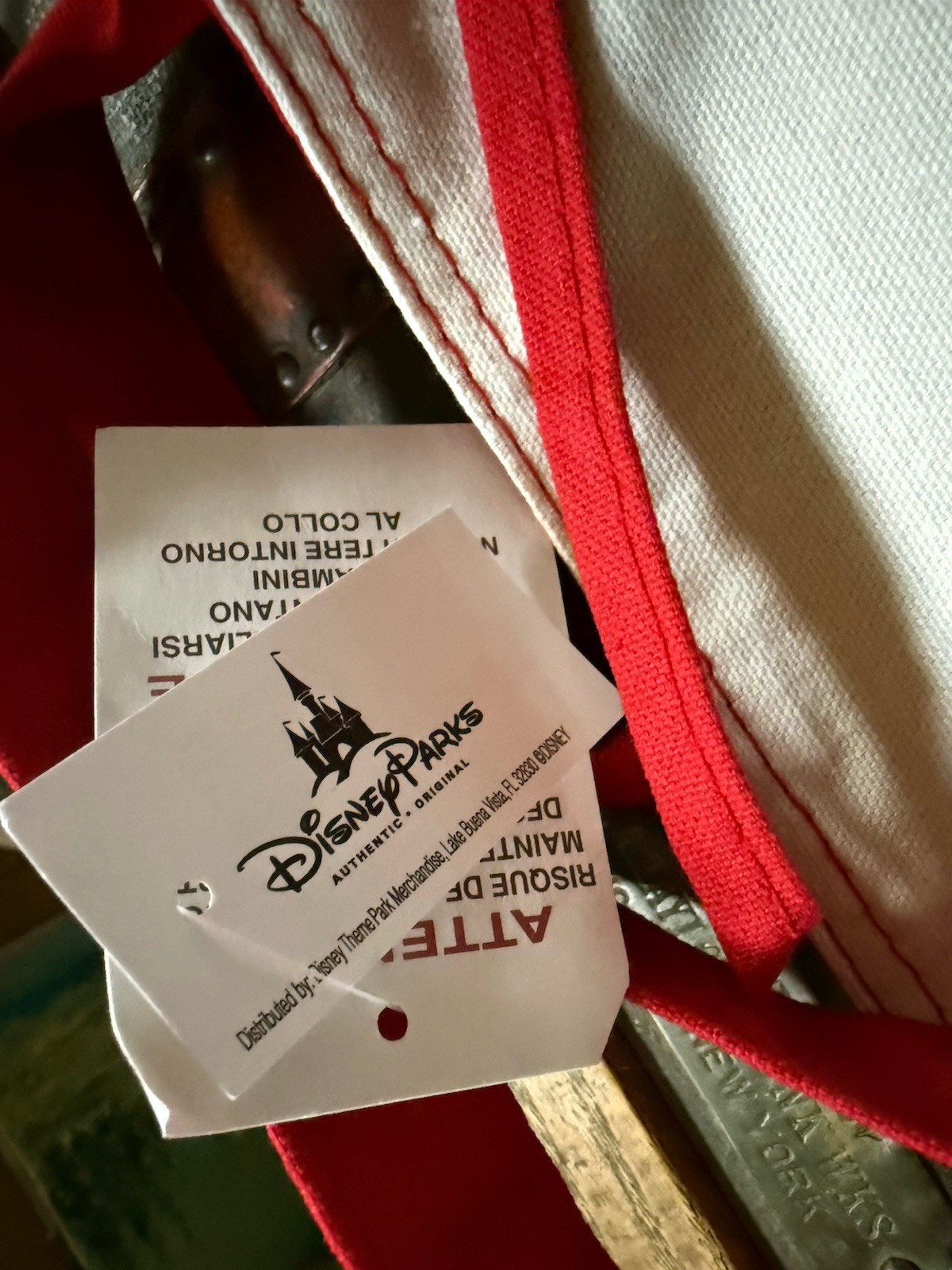 Disney Parks Reversible Tote Bag Mickey Mouse Disneyland Resort 1955 NWT