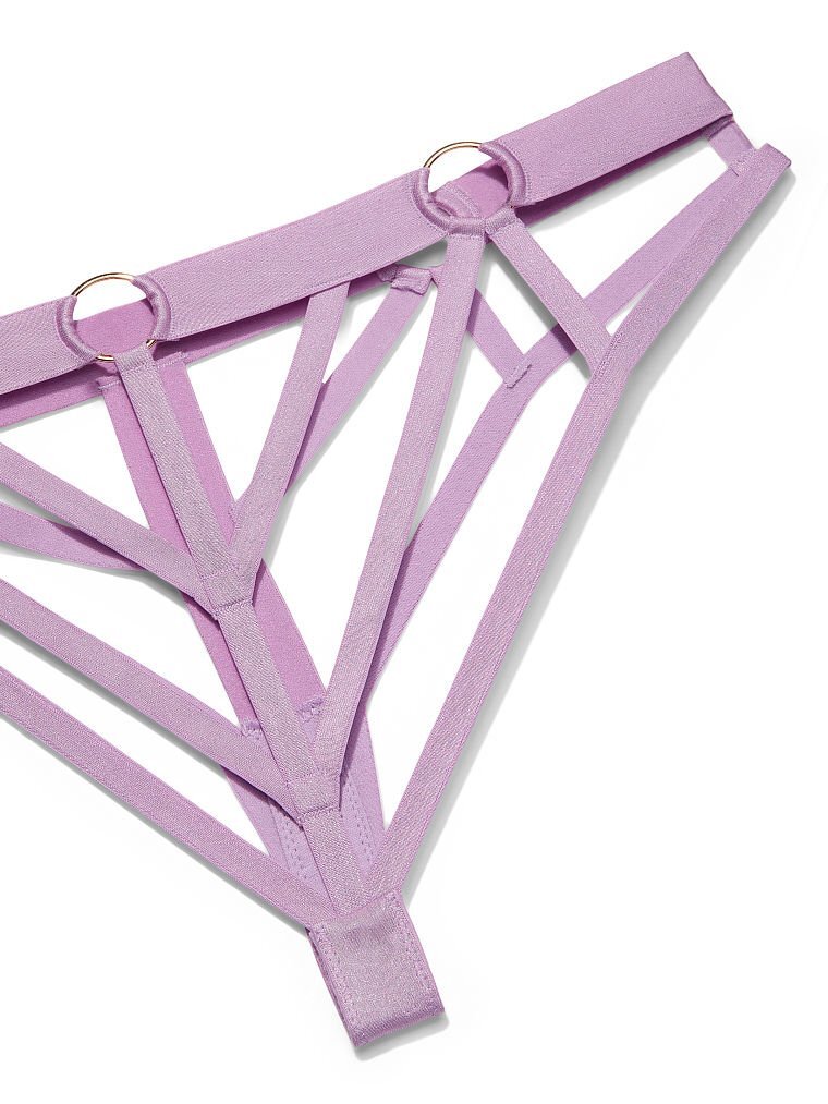 VICTORIA'S SECRET LUXE VERY SEXY UNLINED DEMI STRAPPY BRA CHEEKY PANTY NWT