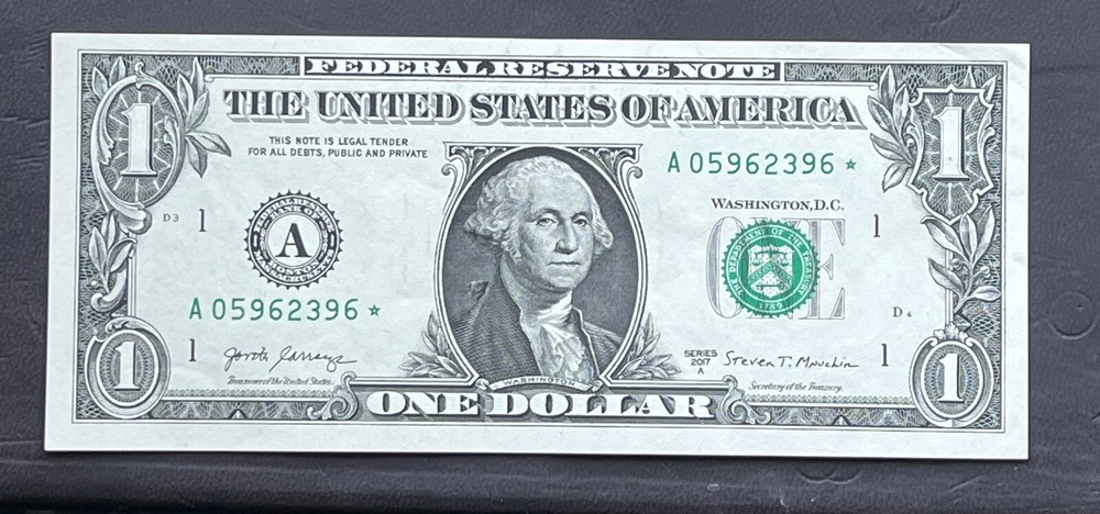 Lot Of Two 2017 A Star Notes From The Same Run Also Miscut
