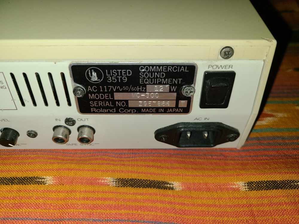 Roland MC-300 MICRO COMPOSER Midi Sequencer MC300 Advanced Manual Quick Table