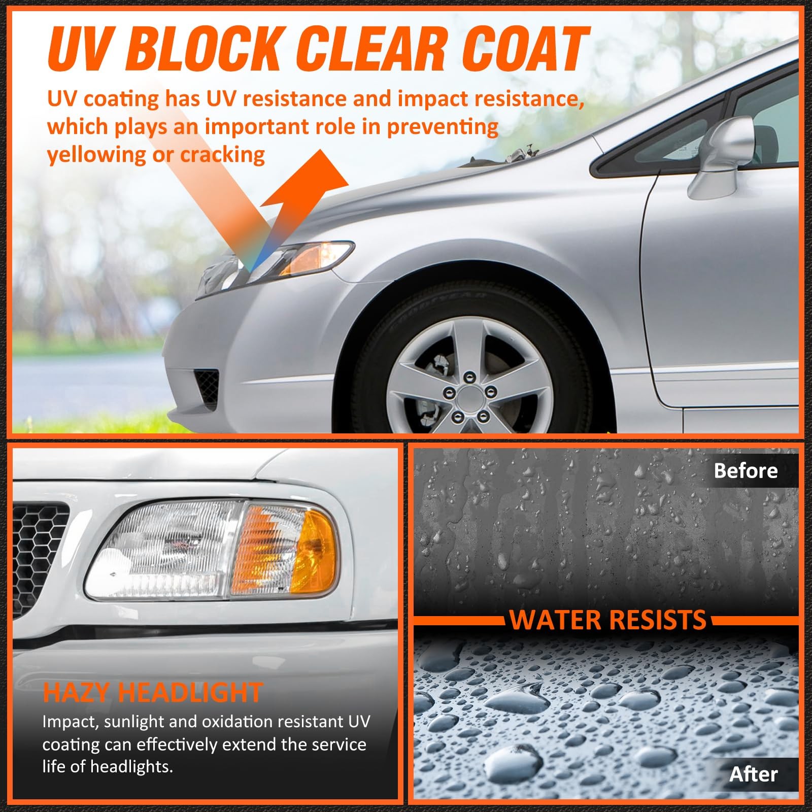 Compatible with Ford 1998-1999 F250 Headlights Assembly for 1997-2003 F150