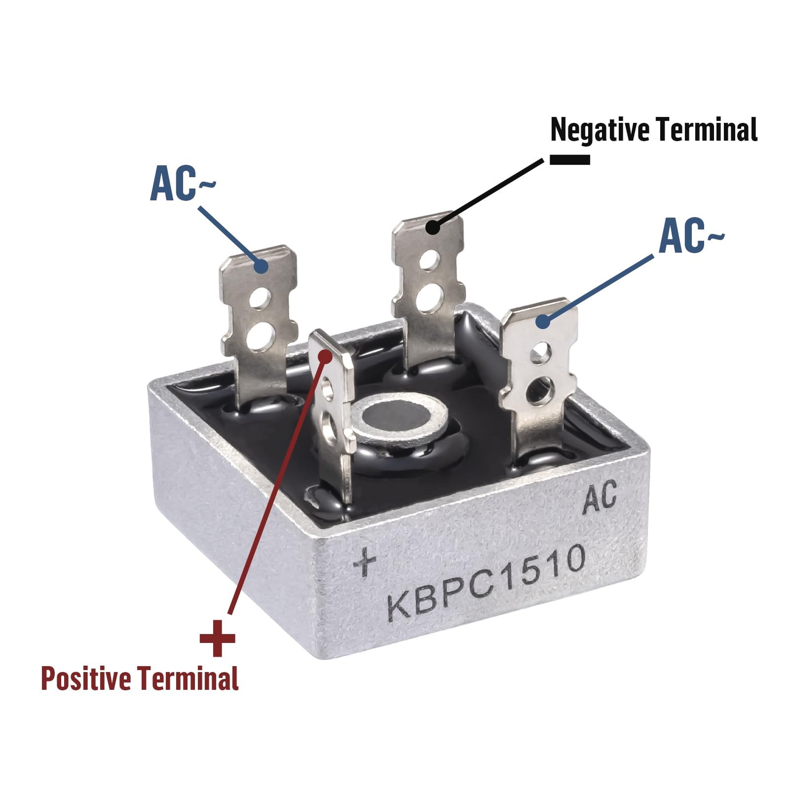 ALLECIN KBPC1510 Bridge Rectifier Diode 15A 1000V KBPC 1510 Electronic...