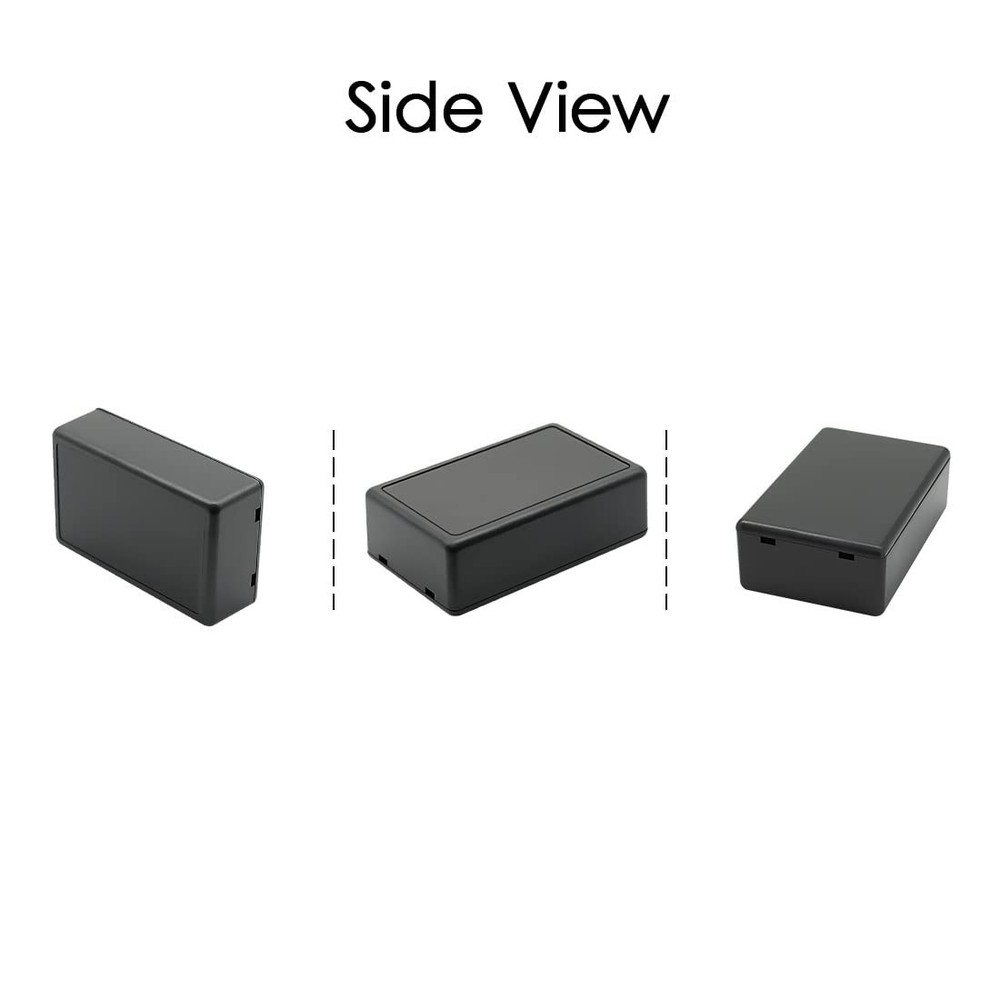 5 Pack Plastic Project Boxes Electronic Junction Case 3.1x2x1 Inch Black