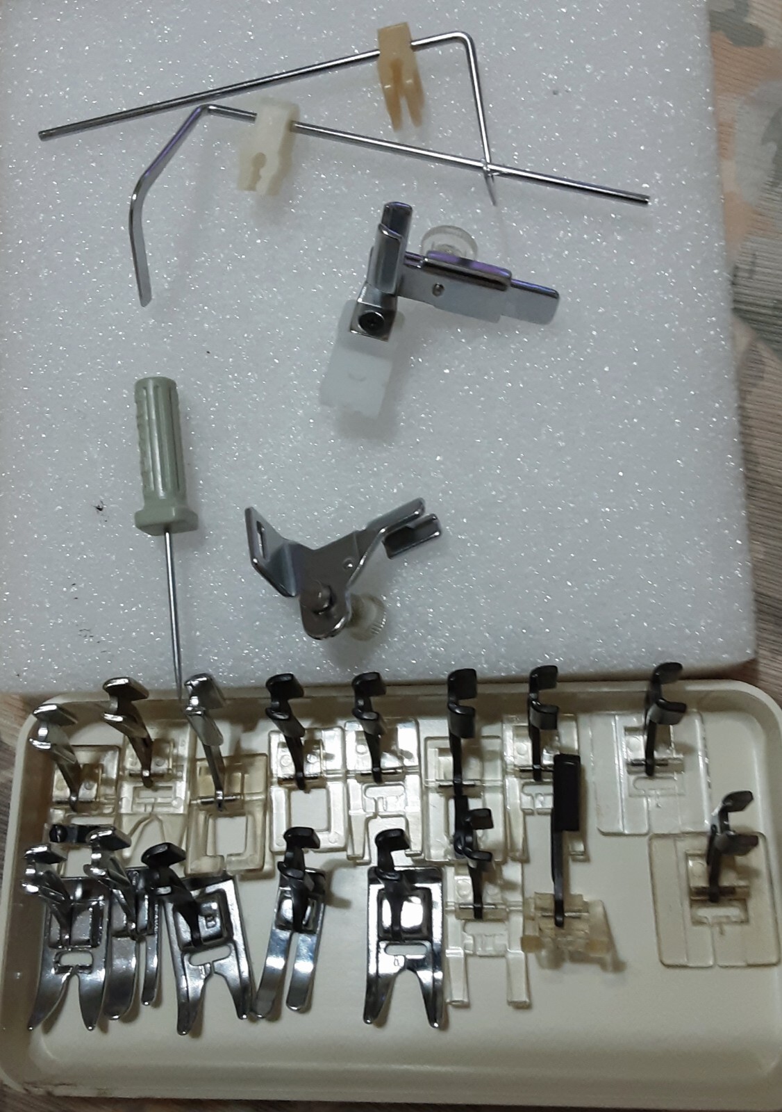 Original Vintage SUPER HIGH SHANK presser foot Kenmore sewing machine